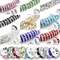 1080 Pcs 8mm Rhinestone Spacer Beads - Crystal Glass Beads for Jewelry Making, Available in 9 Colors, Ideal for Necklaces, Bracelets, and Pendants